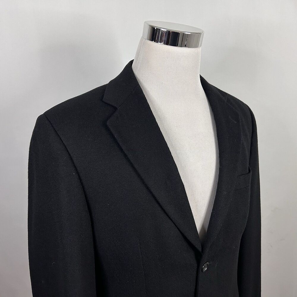 Pronto Uomo 100% Cashmere Black Blazer
